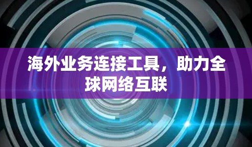海外业务连接工具，助力全球网络互联